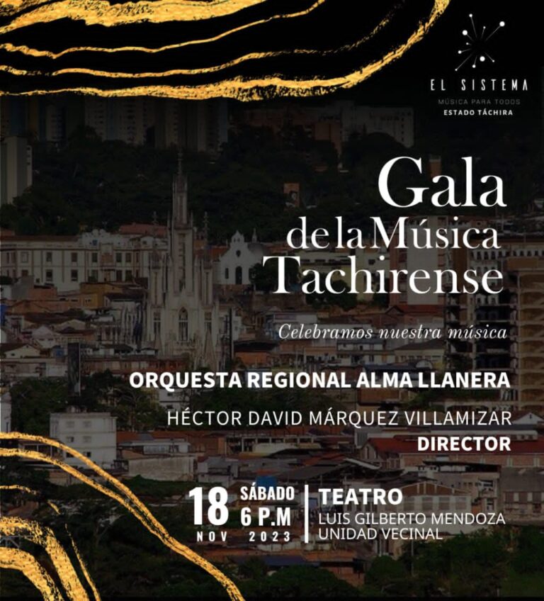 Sistema de Orquestas presenta la Gala de la música tachirense