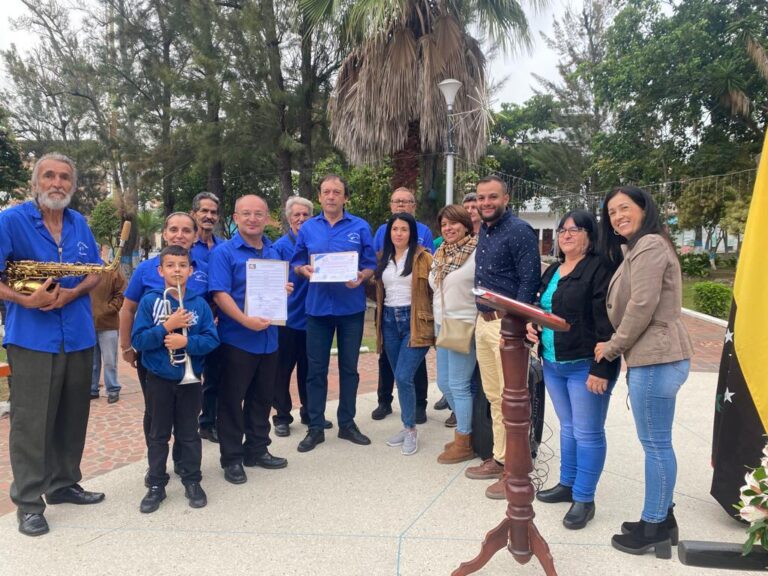 Nombran patrimonio histórico cultural a la banda municipal de Michelena