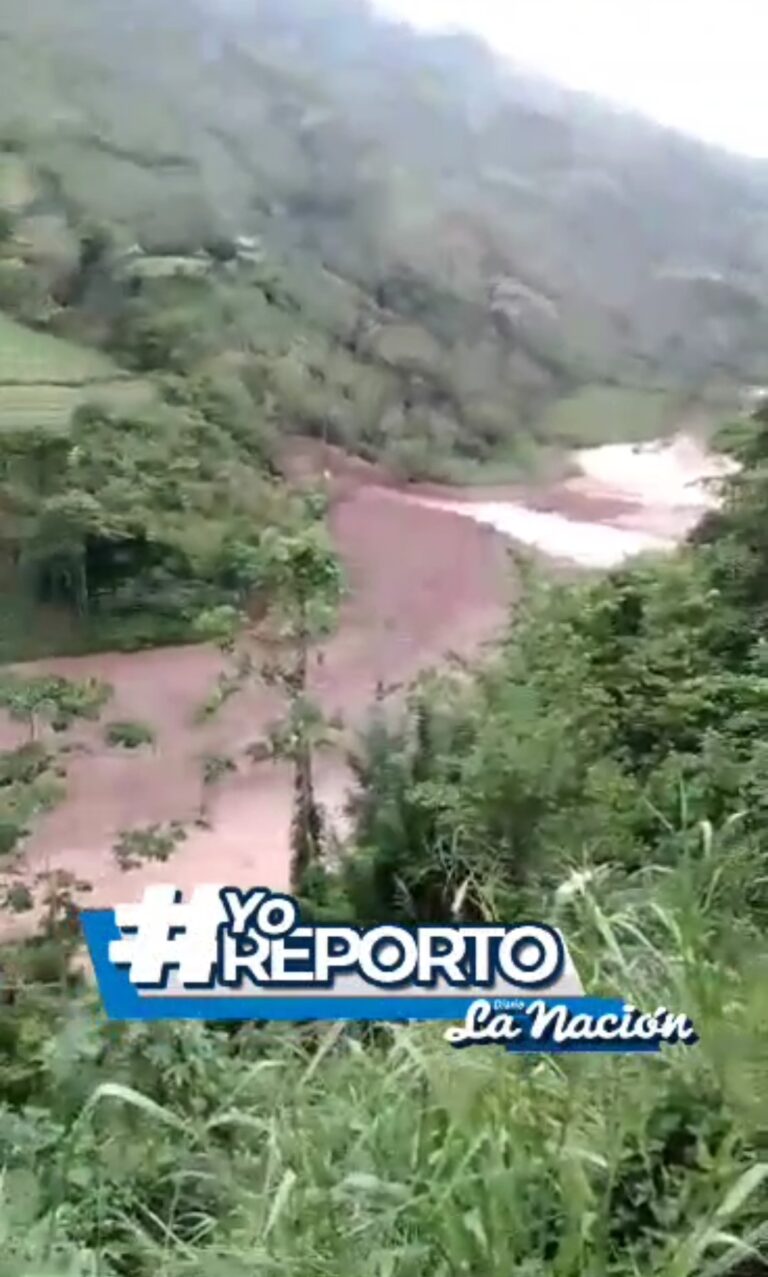 Riesgo en Seboruco: se formó una peligrosa represa en el río Grita