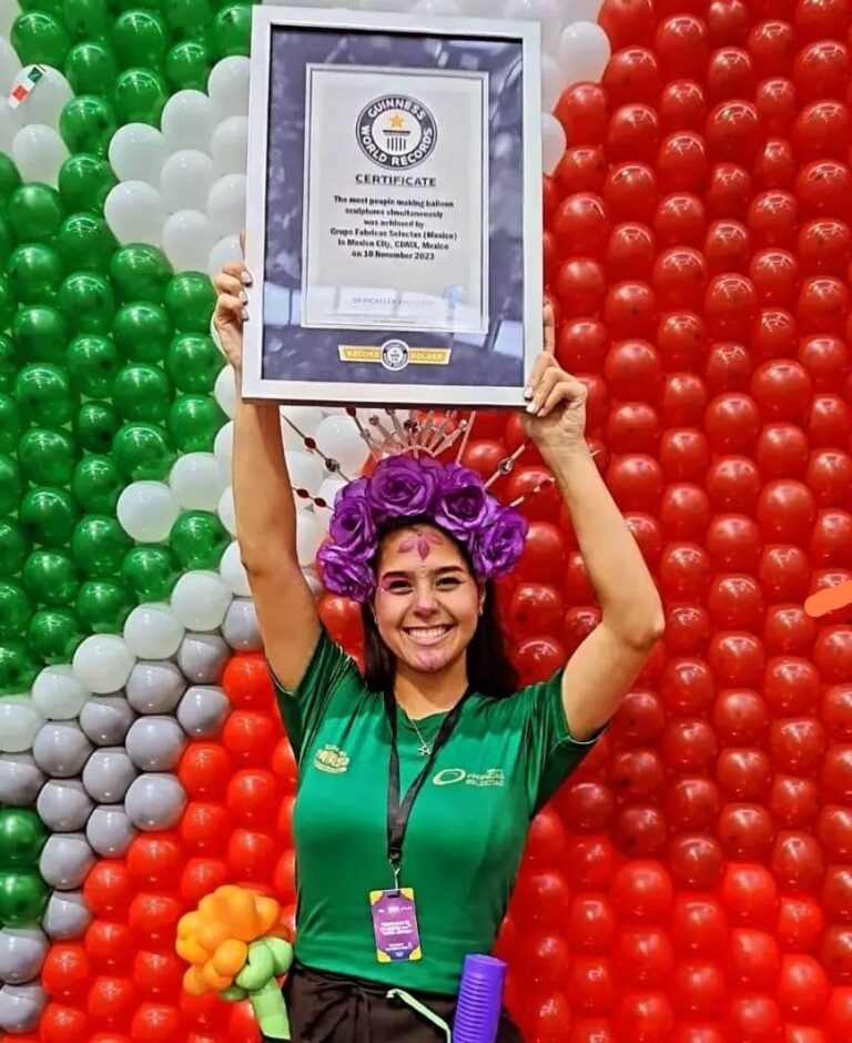Joven tachirense participó en dos Records Guinness Word de México