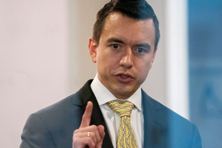 Evalúa Presidente electo de Ecuador   situación de violencia ligada al narco