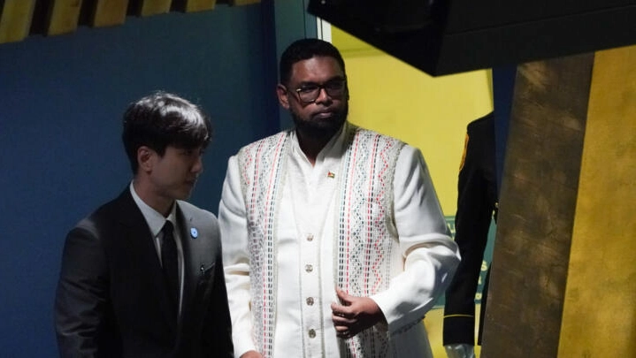 El presidente de Guyana, Irfaan Ali