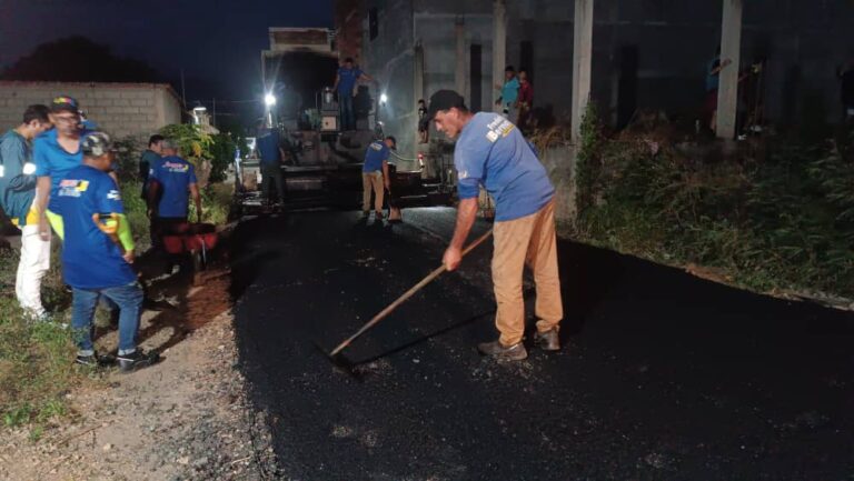 Comenzó asfaltado de calles de San Antonio del Táchira