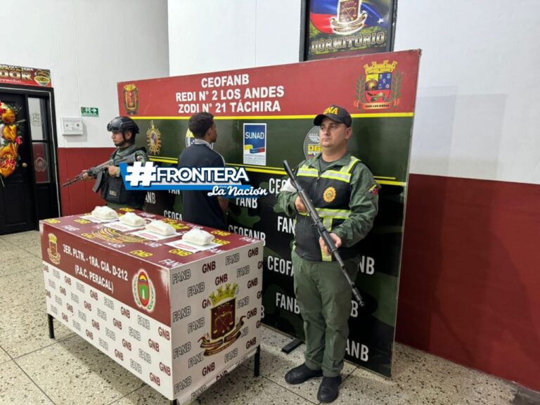 Cae en Peracal con más de 4 kilos de cocaína ocultos entre sus pertenencias