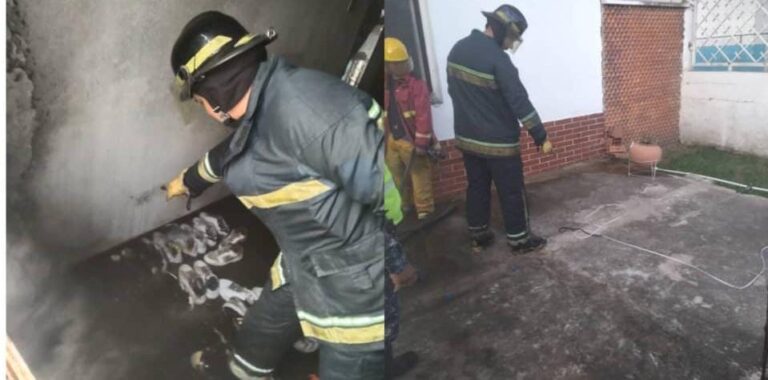 Corto circuito habría provocado incendio en vivienda de San Antonio