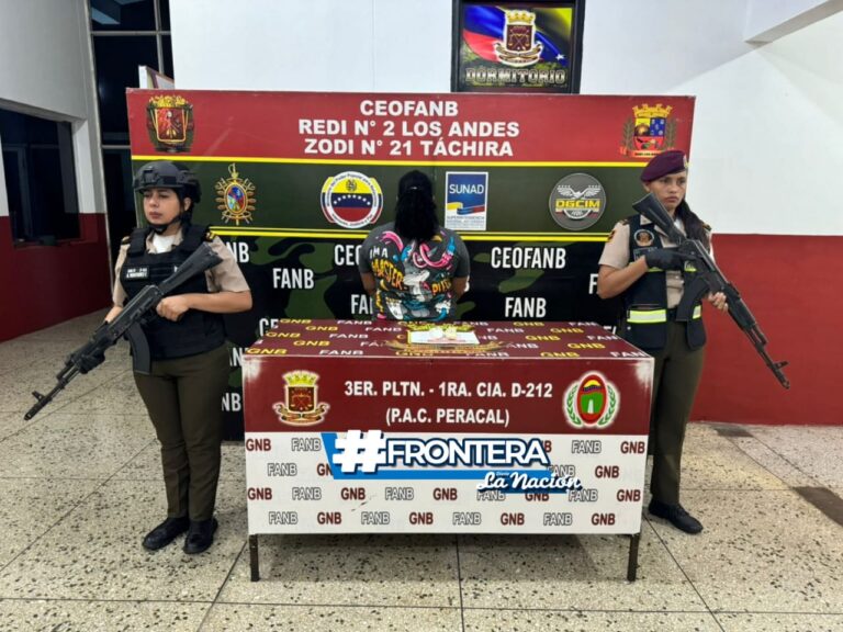 Capturada en Peracal con cocaína oculta en sus partes íntimas
