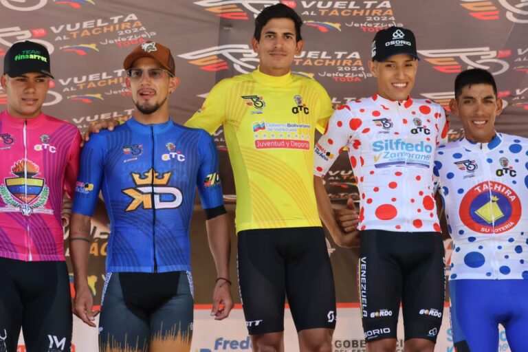 Nelson Soto del Petrolike mexicano, es el primer líder de la Vuelta al Táchira