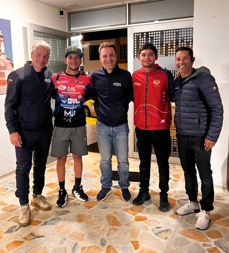 Jesús Goyo y Angelvis Arroyo (Fundación Venezuela País de Futuro), fichas del Astana Continental