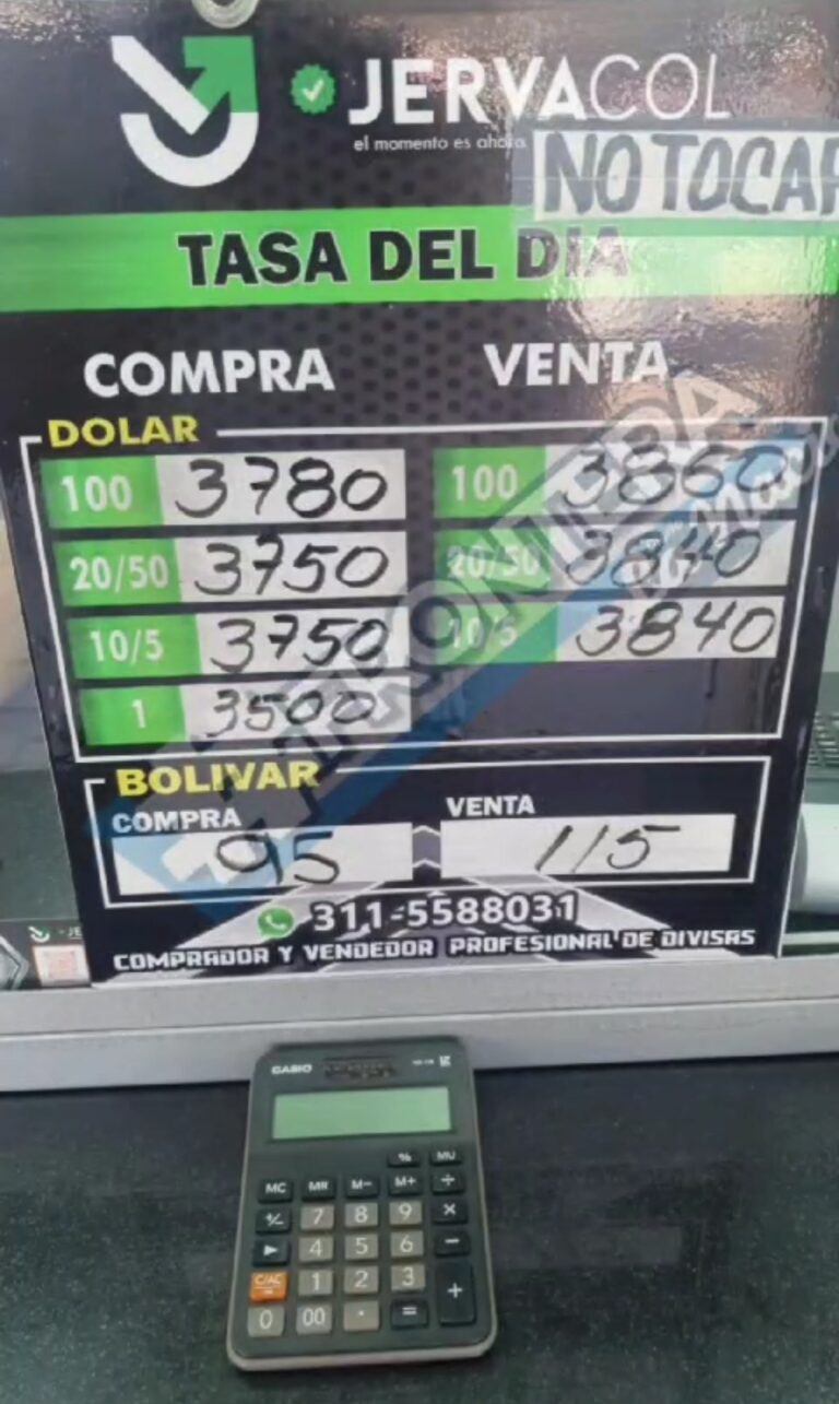 Precio del dólar este 11E