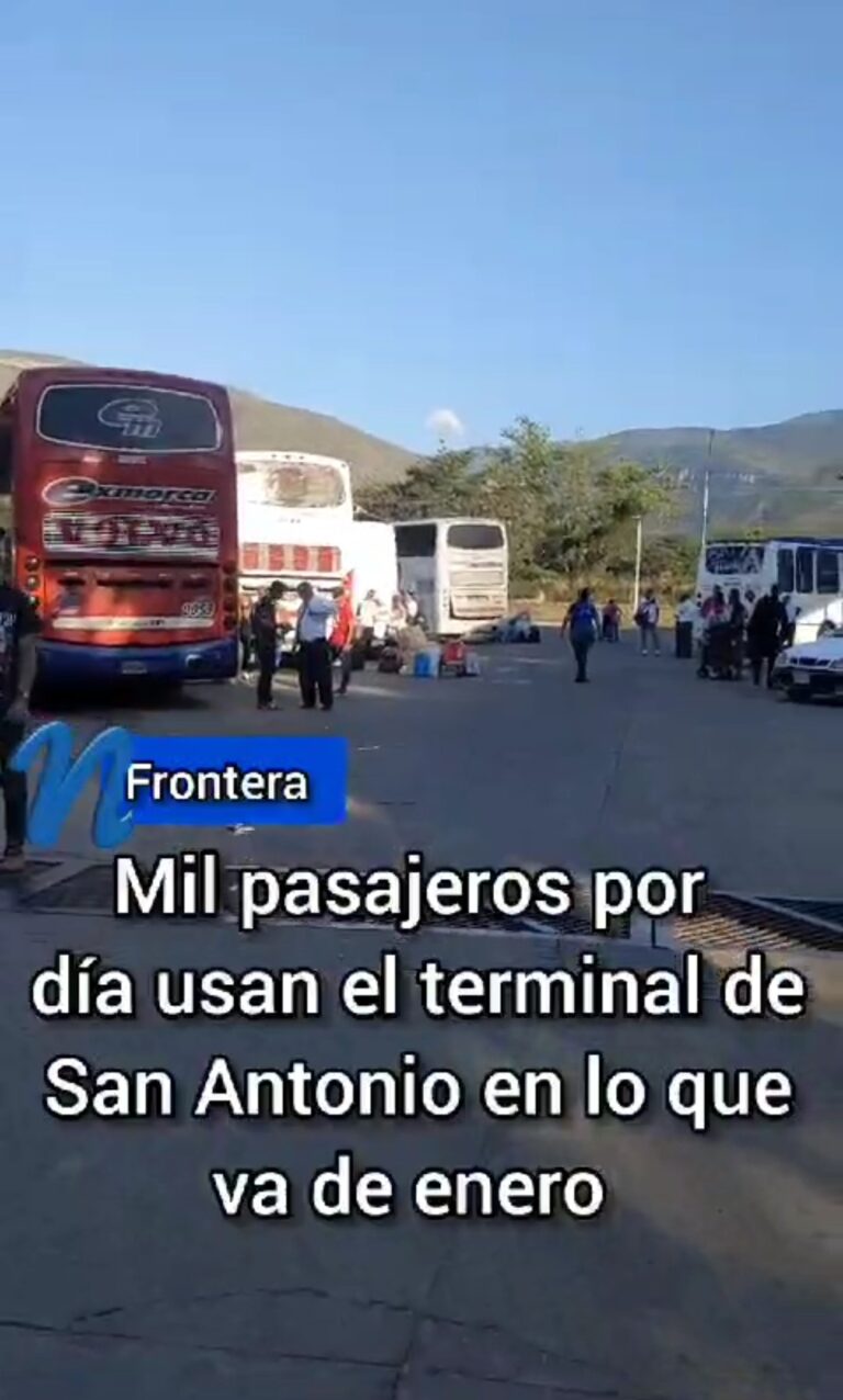 Mil pasajeros por día usan el terminal de pasajeros en lo que va de enero