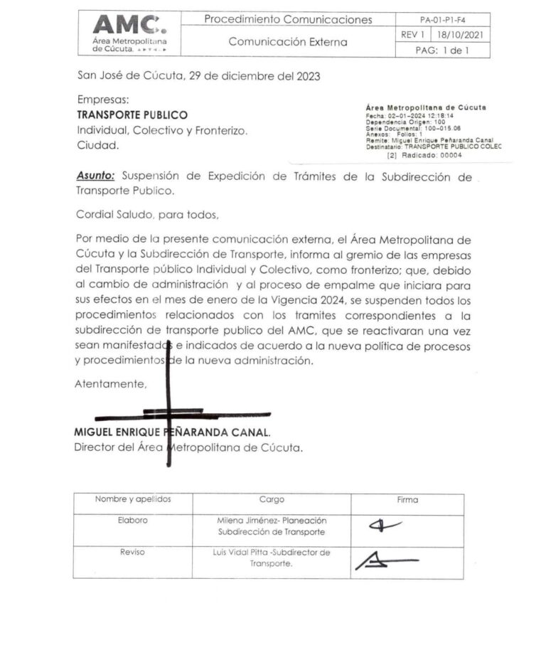 Aún sin respuesta los transportistas venezolanos tras vencimiento de permiso para entrar a Cúcuta