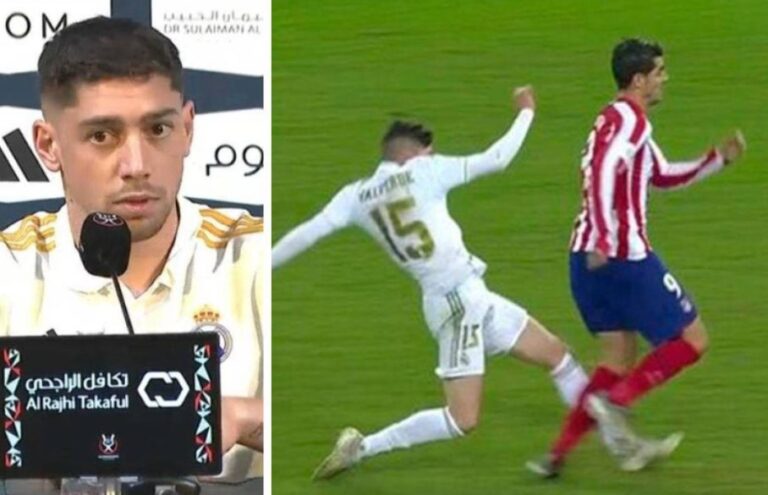 “Lo volvería a hacer” dice Valverde  sobre su derribo de Morata en 2020