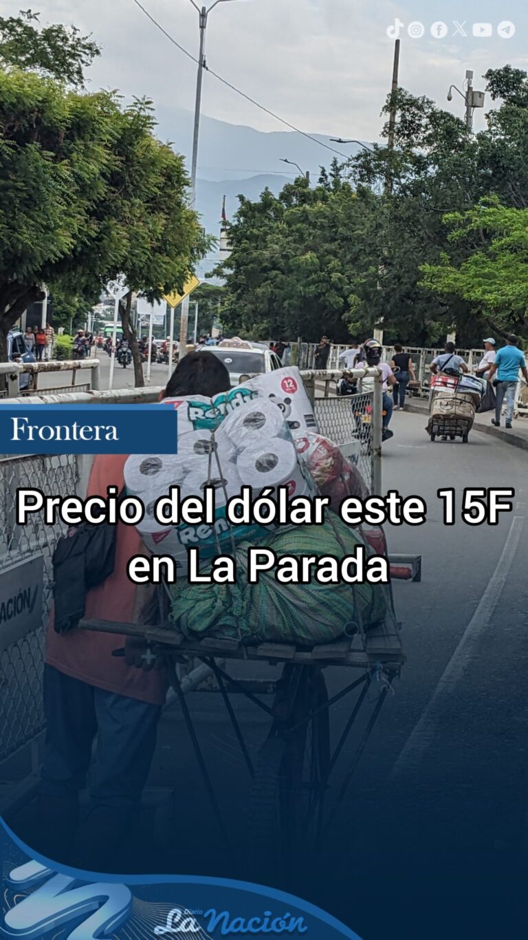 Precio del dólar este 15F