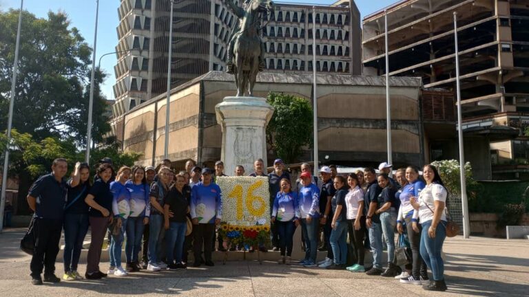 PDVAL en Táchira conmemoró 16° aniversario con ofrenda floral al Libertador
