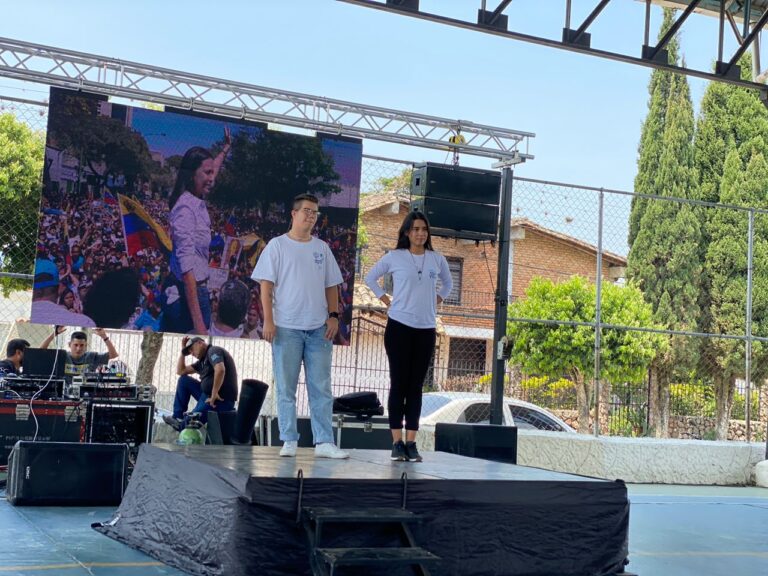 Jóvenes de Rubio ratifican su apoyo a María Corina Machado