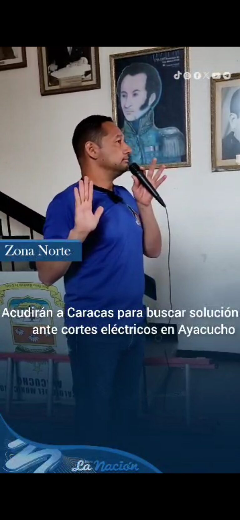 Acudirán a Caracas para exigir solución a la crisis del servicio eléctrico en Ayacucho