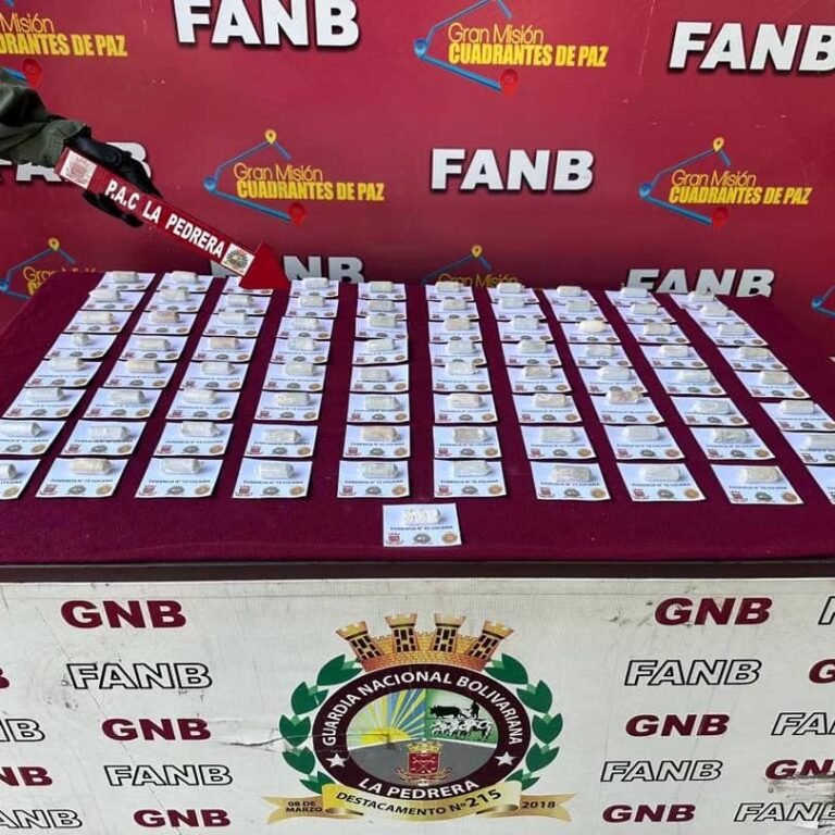 Detenido con 81 dediles de droga en su estómago en La Pedrera