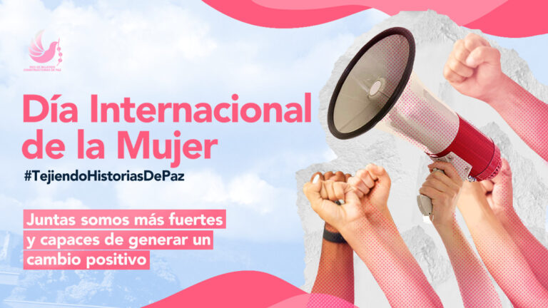 El 8M se celebra tejiendo historias de paz