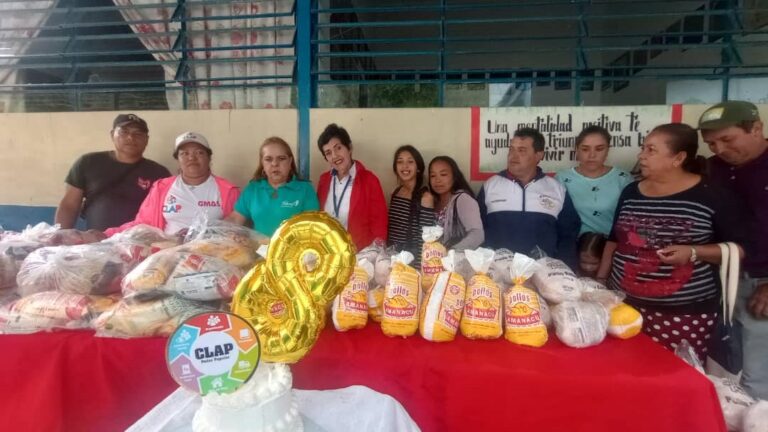 Tachirenses celebraron 8vo aniversario de los CLAP