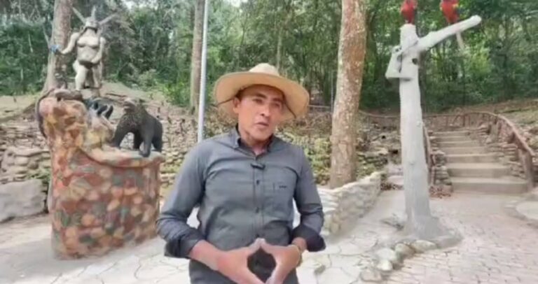 Vandalizan esculturas en el portal del Parque Nacional Chorro El Indio