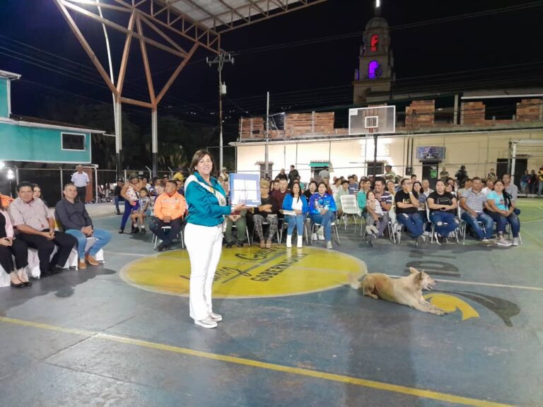 Alcaldesa de Andrés Bello presenta informe de gestión 2023