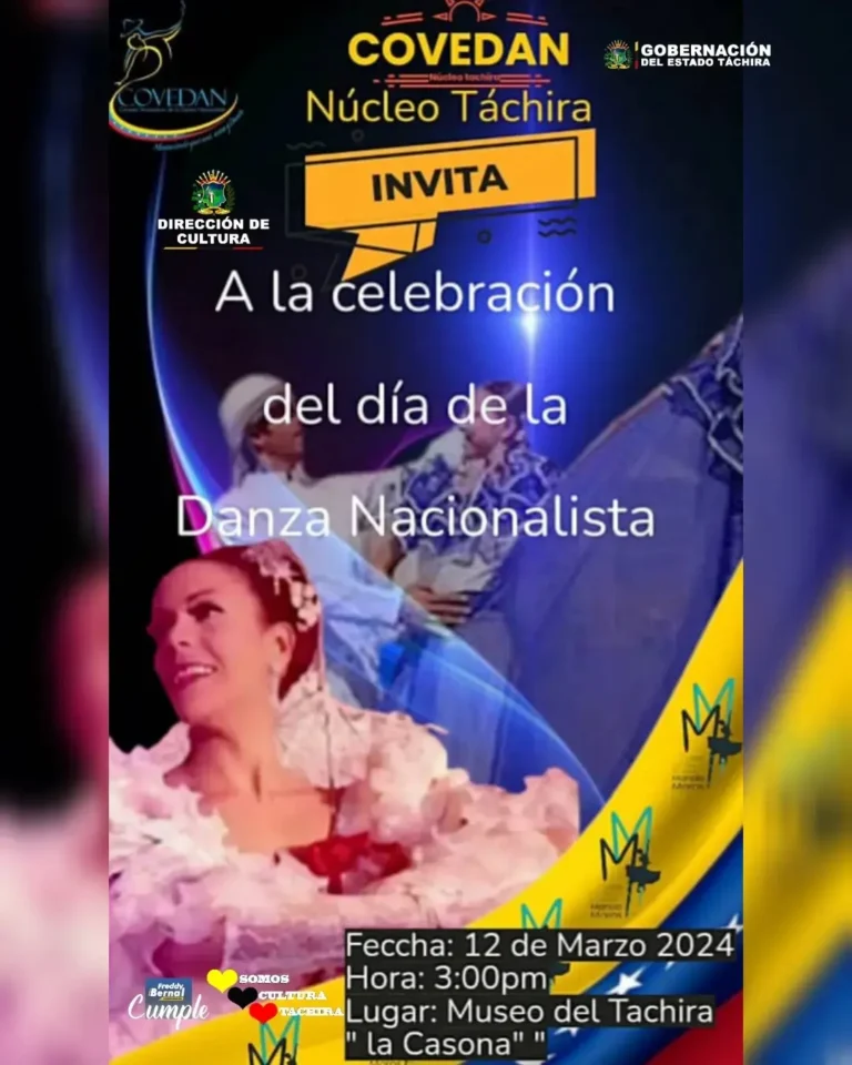 Covedan oficializa la conmemoración del Día Nacional de la Danza este 12 de marzo
