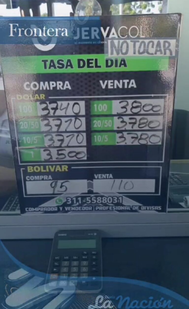 Precio del dólar