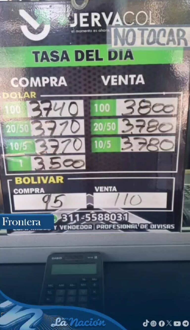 Precio del dólar este 8M