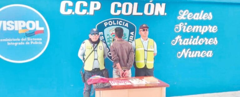 Lo apresaron en Colón por herir a un perro