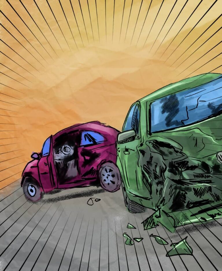 Choque de dos vehículos dejó tres lesionados en el Empalme Quinimari