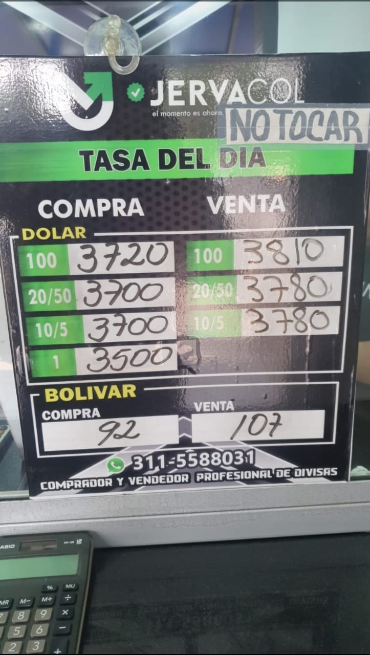 Precio del dólar este 23A