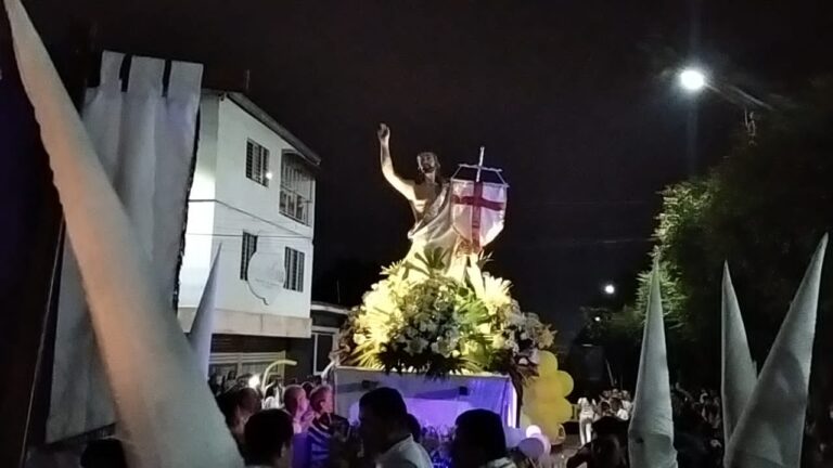 Imagen del Cristo Resucitado recorrió las calles de Ureña