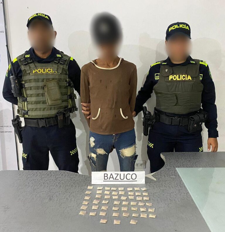 Capturada en frontera por comercializar estupefacientes