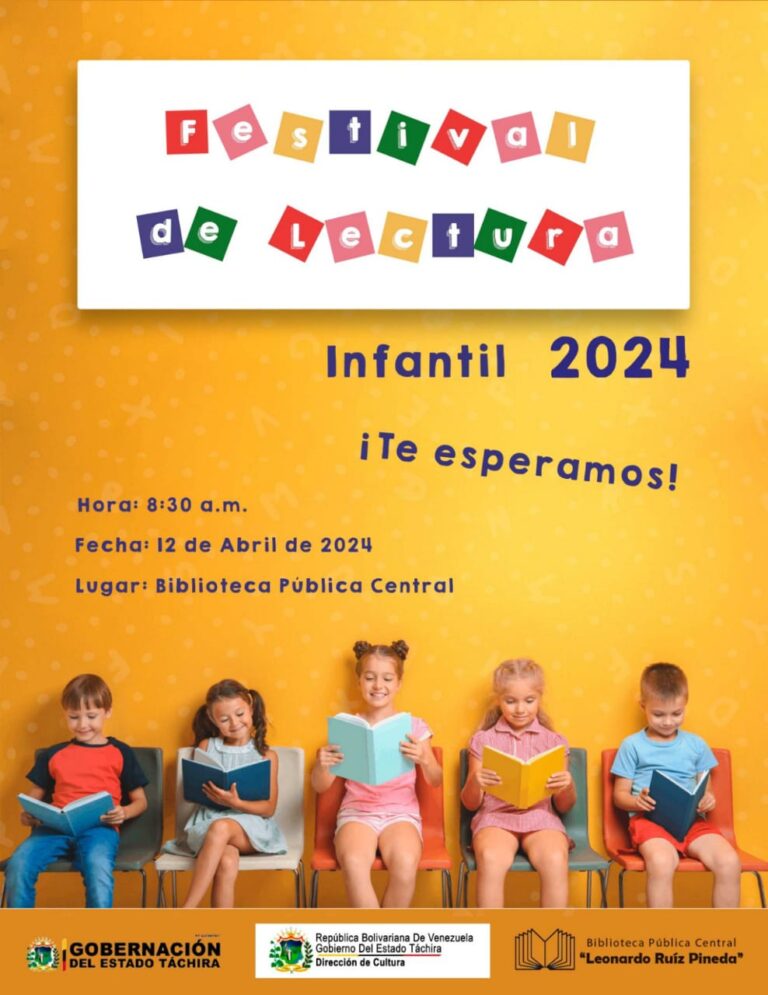 Festival de lectura infantil en la biblioteca pública