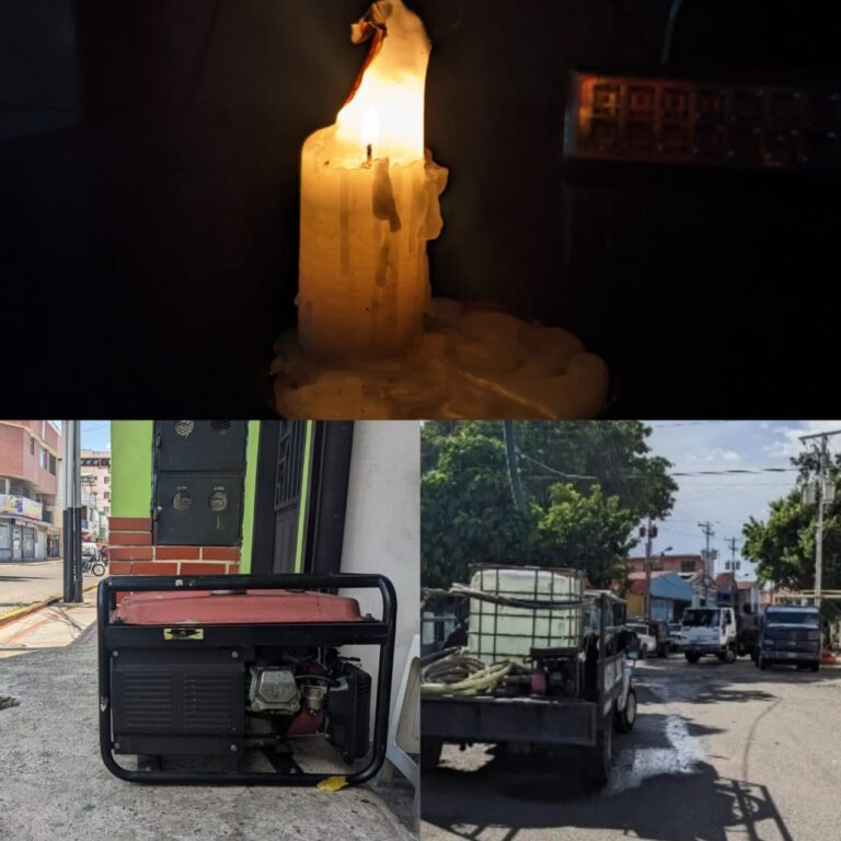 Entre apagones, escasez de gasolina y de agua transcurren los días en frontera