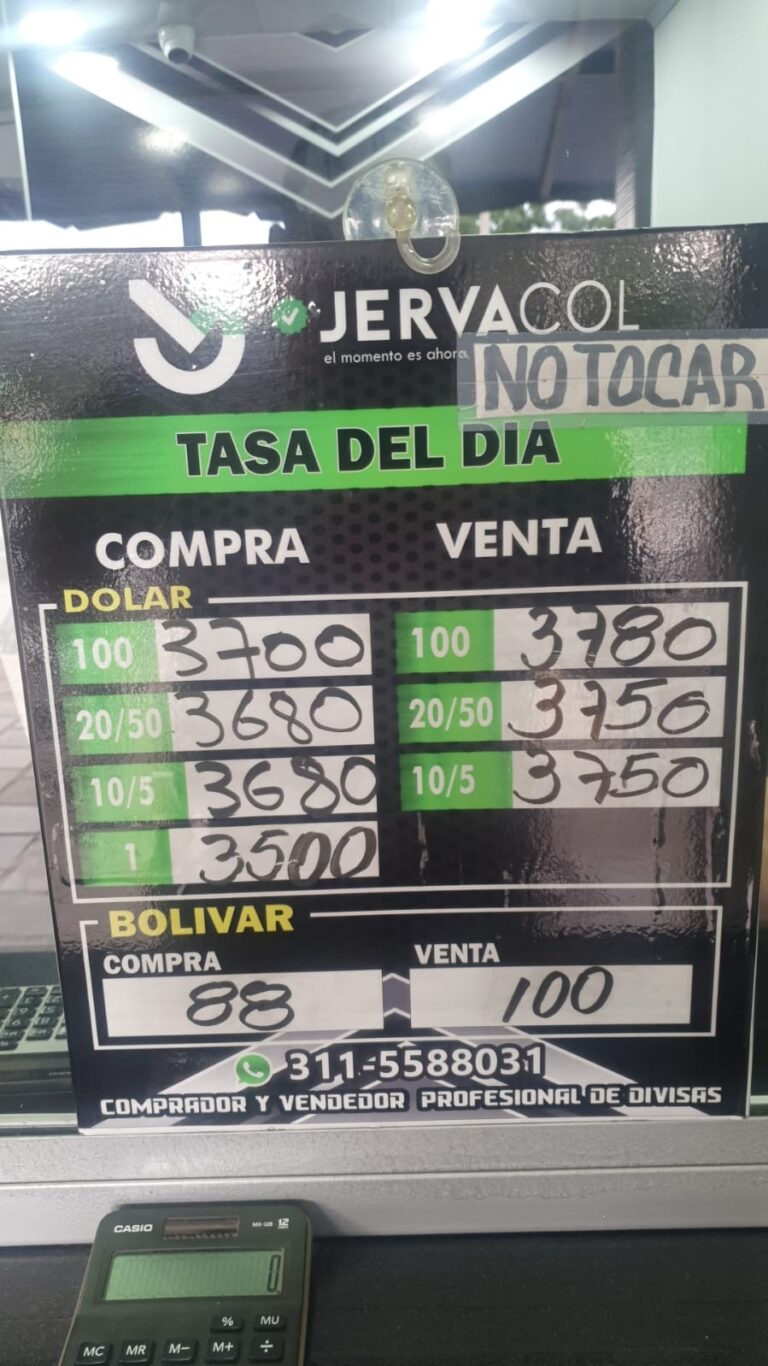 Precio del dólar este 29M