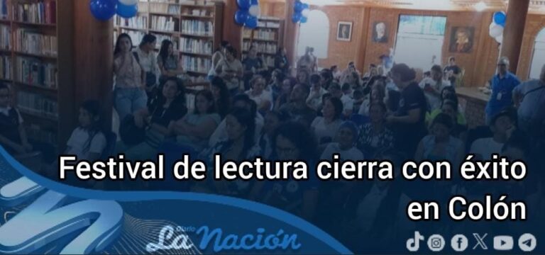 Festival de lectura cierra con éxito en Colón