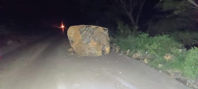 Precaución en vía a la frontera