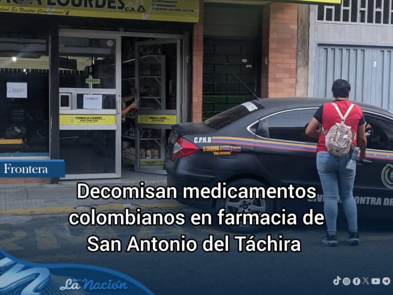 Decomisan medicamentos colombianos en farmacia de San Antonio