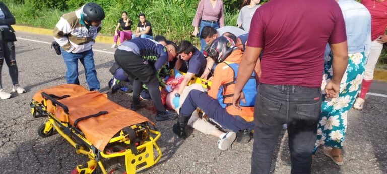 El 100 % de los siniestros viales de la última semana fueron de motorizados