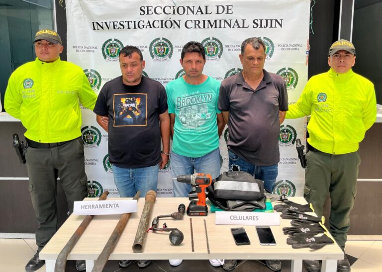 Detienen a tres ladrones en Cúcuta