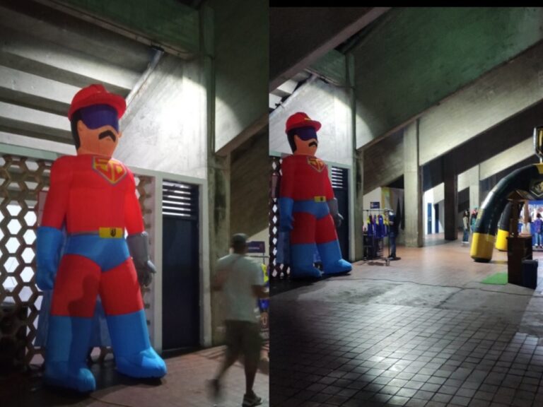 Figuras de Superbigote son rechazadas por autoridades de la UCV