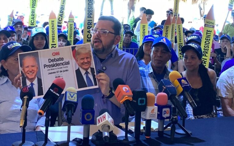 Ecarri propone debate a candidatos presidenciales