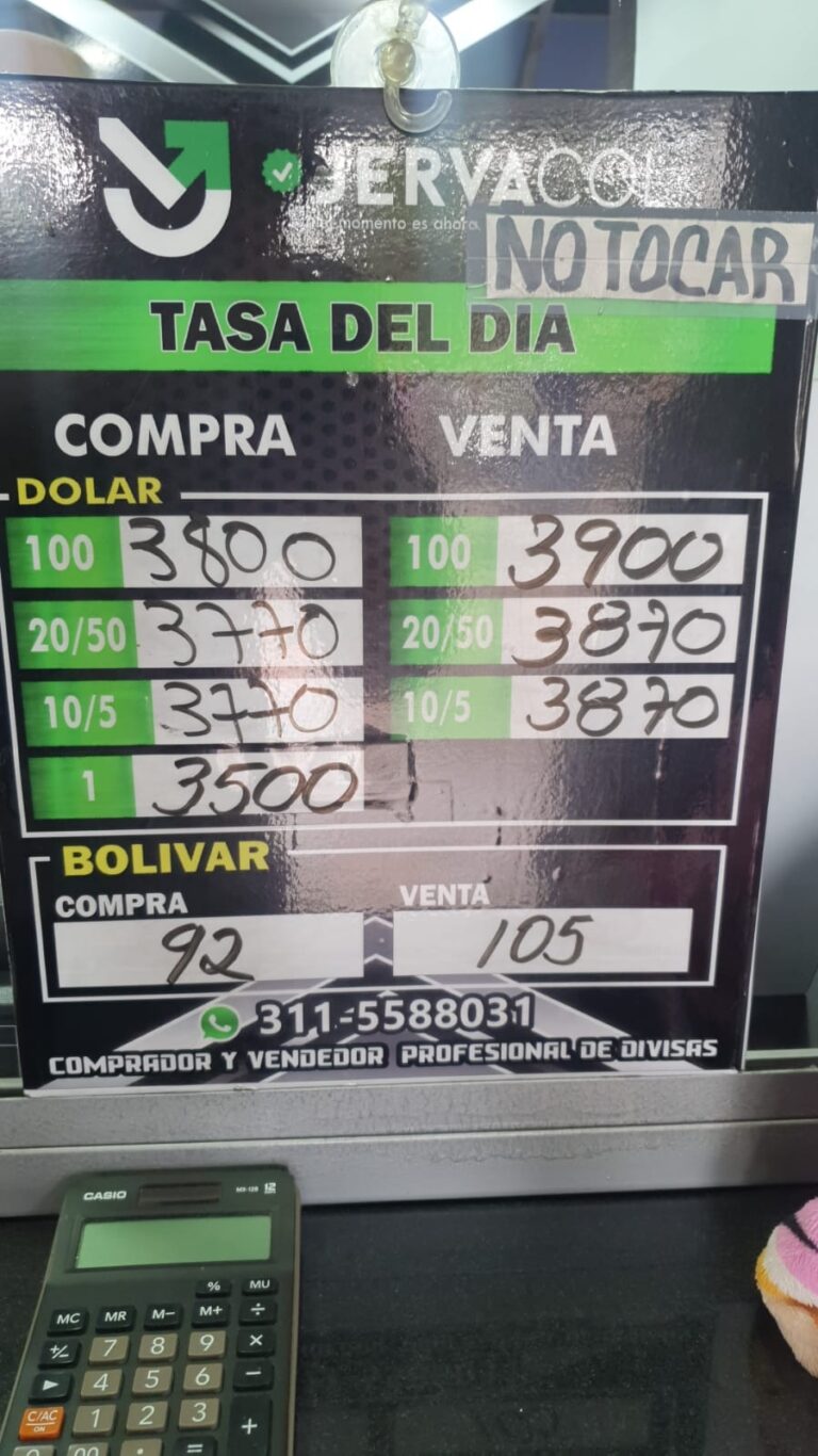 Precio del dólar este 15J