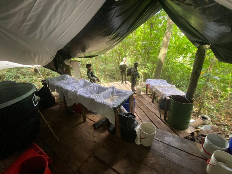 Hallan laboratorio de droga que sería manejado por el ELN en Norte de Santander