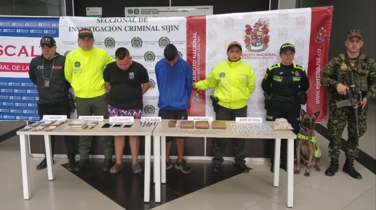 Capturados por tráfico de estupefacientes en Cúcuta
