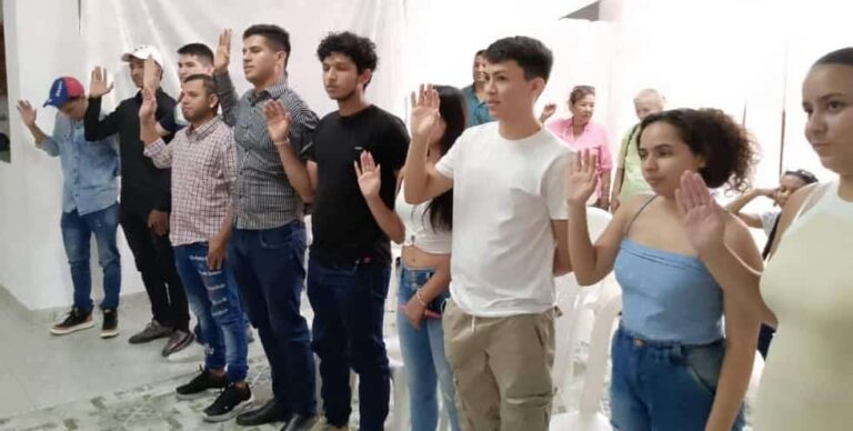 Juramentan Plataforma Unitaria Juvenil en San Antonio del Táchira