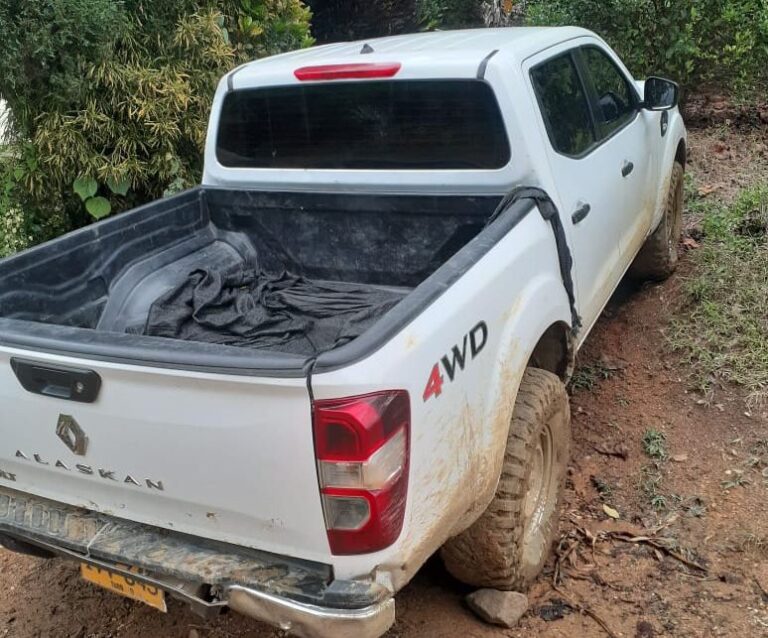 Recuperan vehículo hurtado que era usado por grupo irregular en Norte de Santander