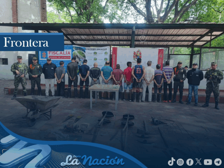 Capturados 11 hombres por minería ilegal en Cúcuta