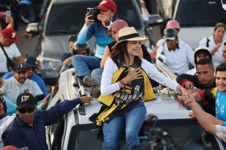 María Corina Machado en San Cristóbal